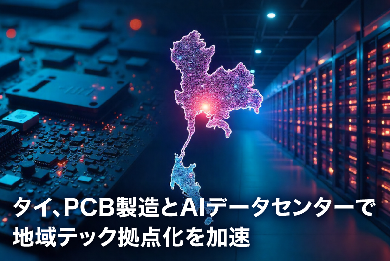 タイ、PCB製造とAIデータセンターで地域テック拠点化を加速