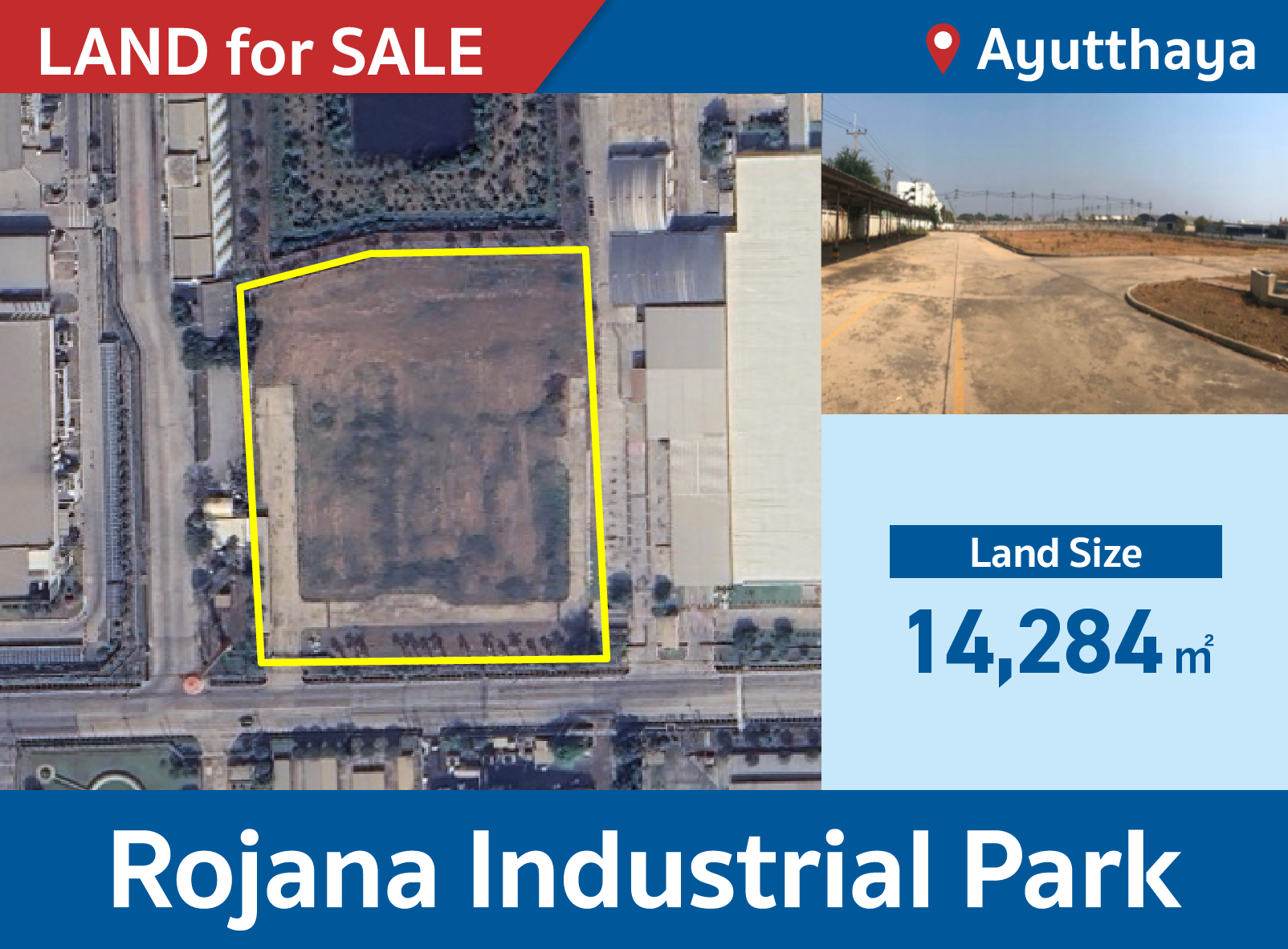 Rojana Industrial Park – Land for Sale