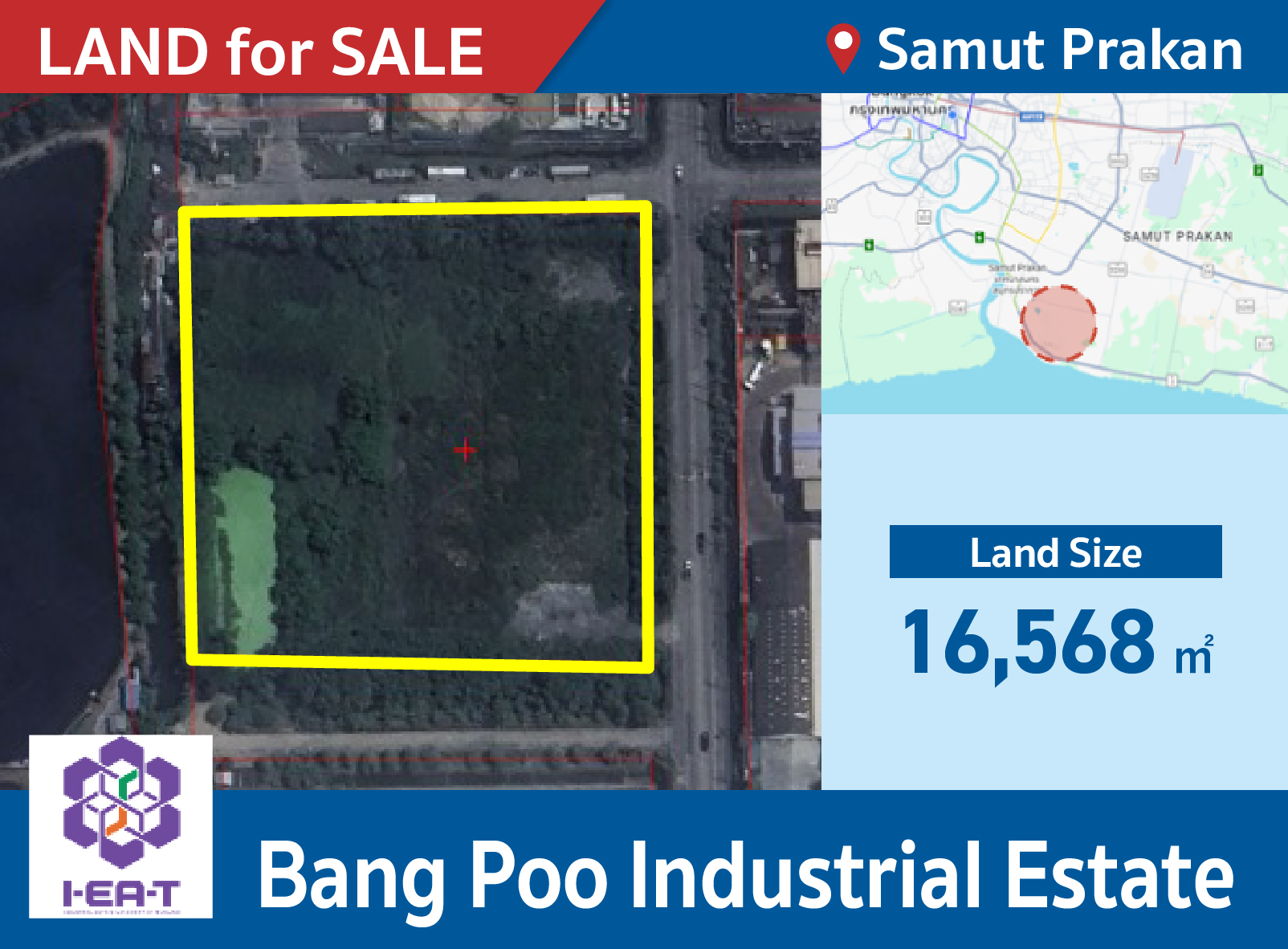 Bang Poo Industrial Estate – Land for Sale[A-029]